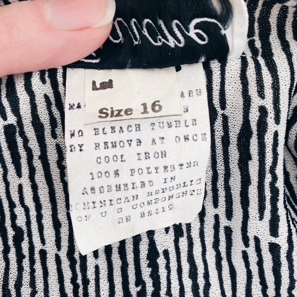 Vintage 80s Black & White Blazer - Picture 5 of 5